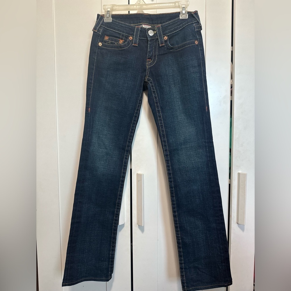 True Religion Low‎ Rise Boot Cut Jeans size 26